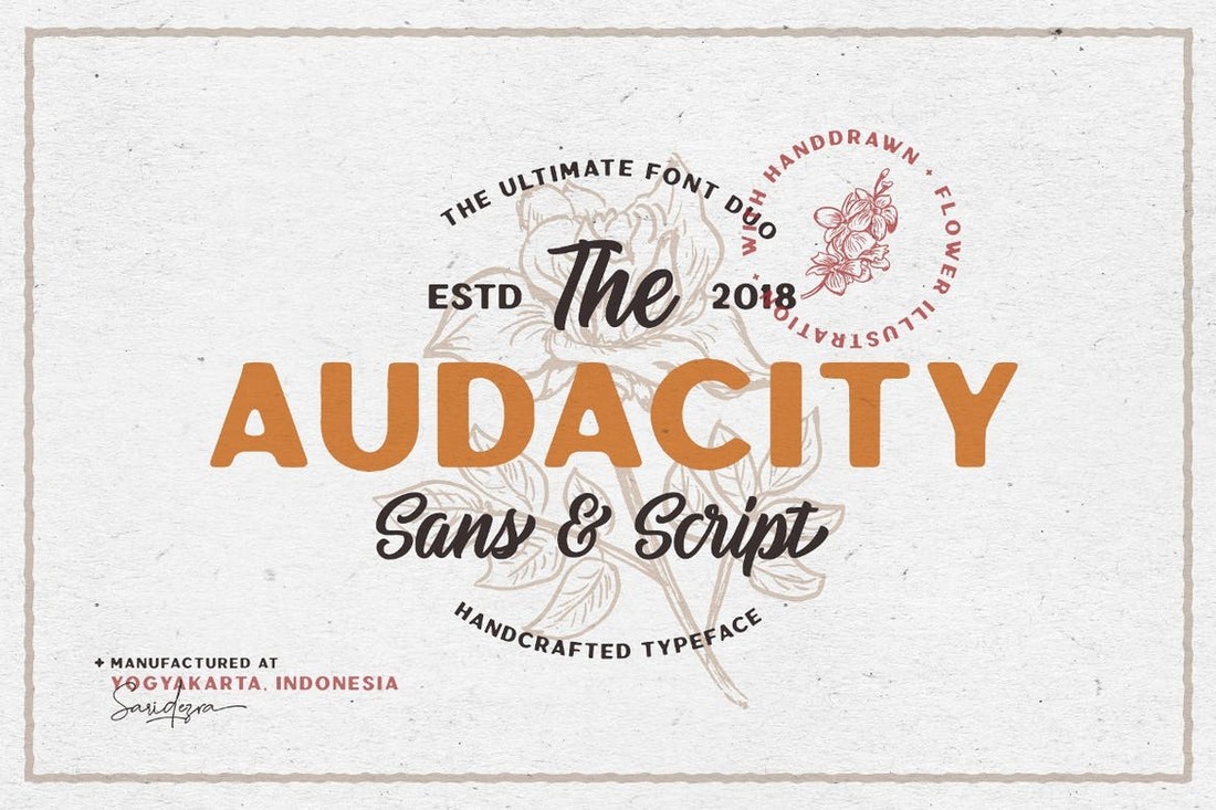 Audacity - Vintage Font Duo