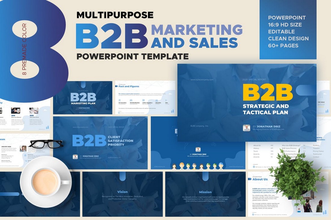 B2B Marketing & Sales PowerPoint Design