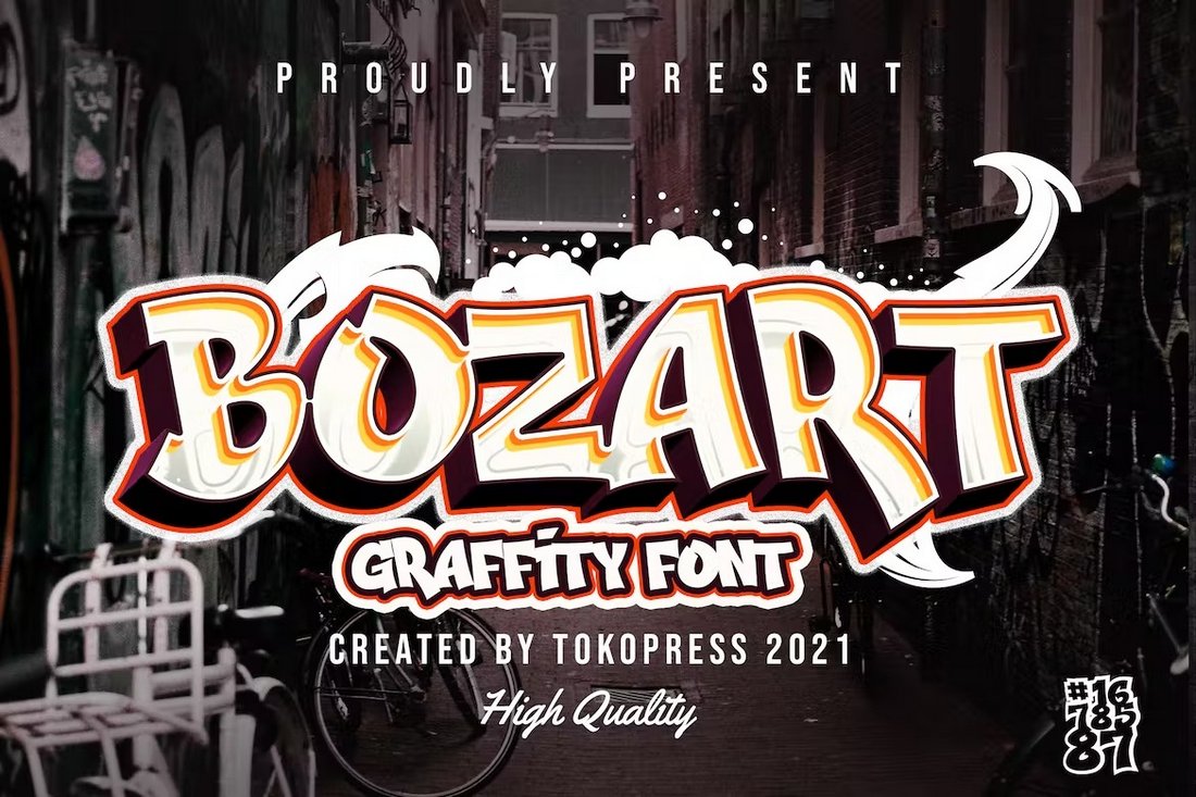 BOZART - Graffiti Font for Final Cut Pro