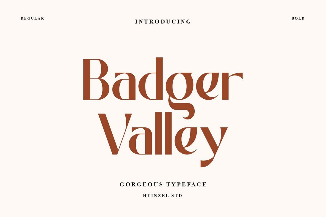 Badger Valley - Free Font for PowerPoint