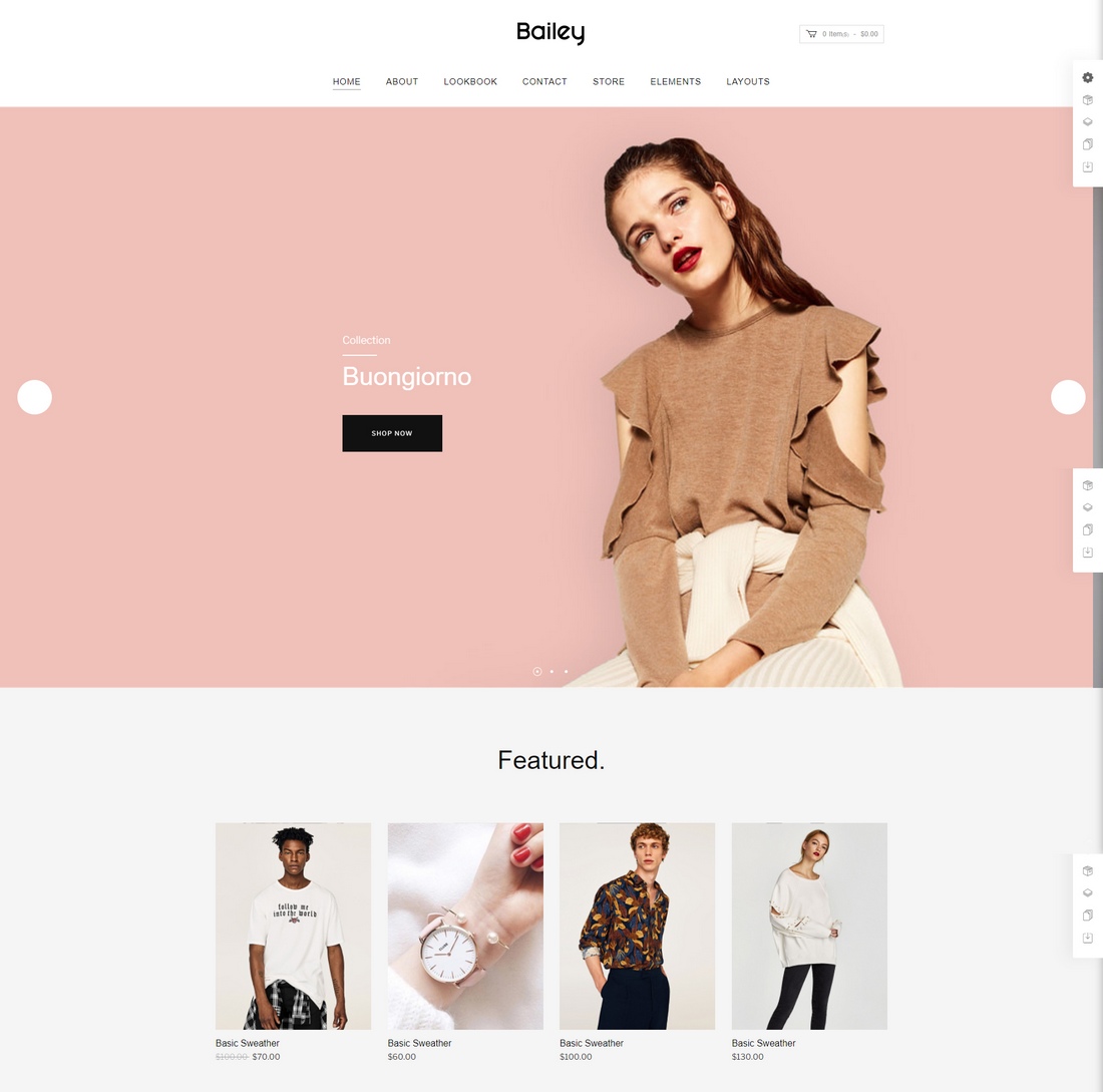 Bailey-weebly theme