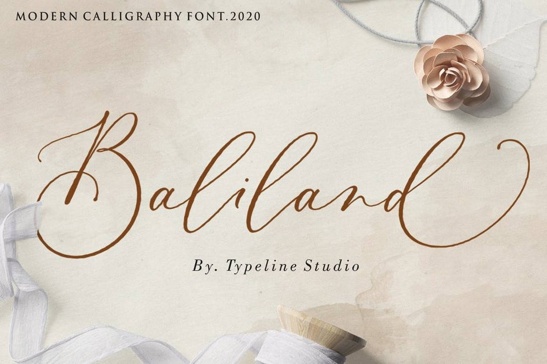 Baliland - Elegant Wedding Calligraphy Font