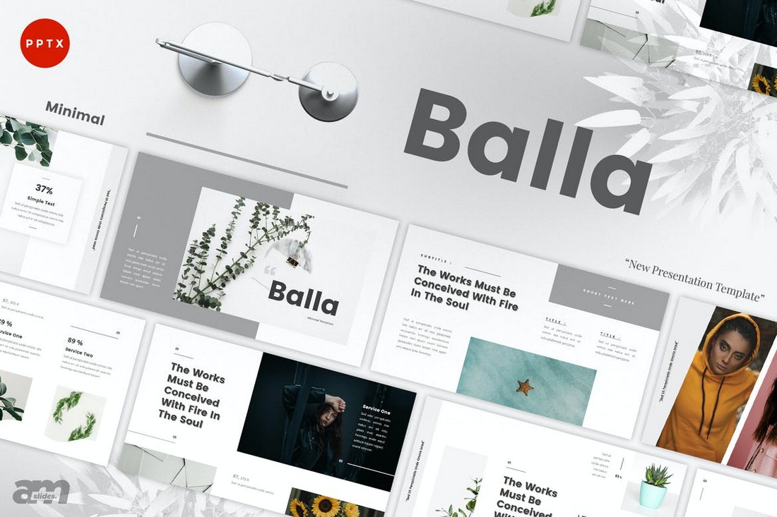 Balla - Minimal Powerpoint Template