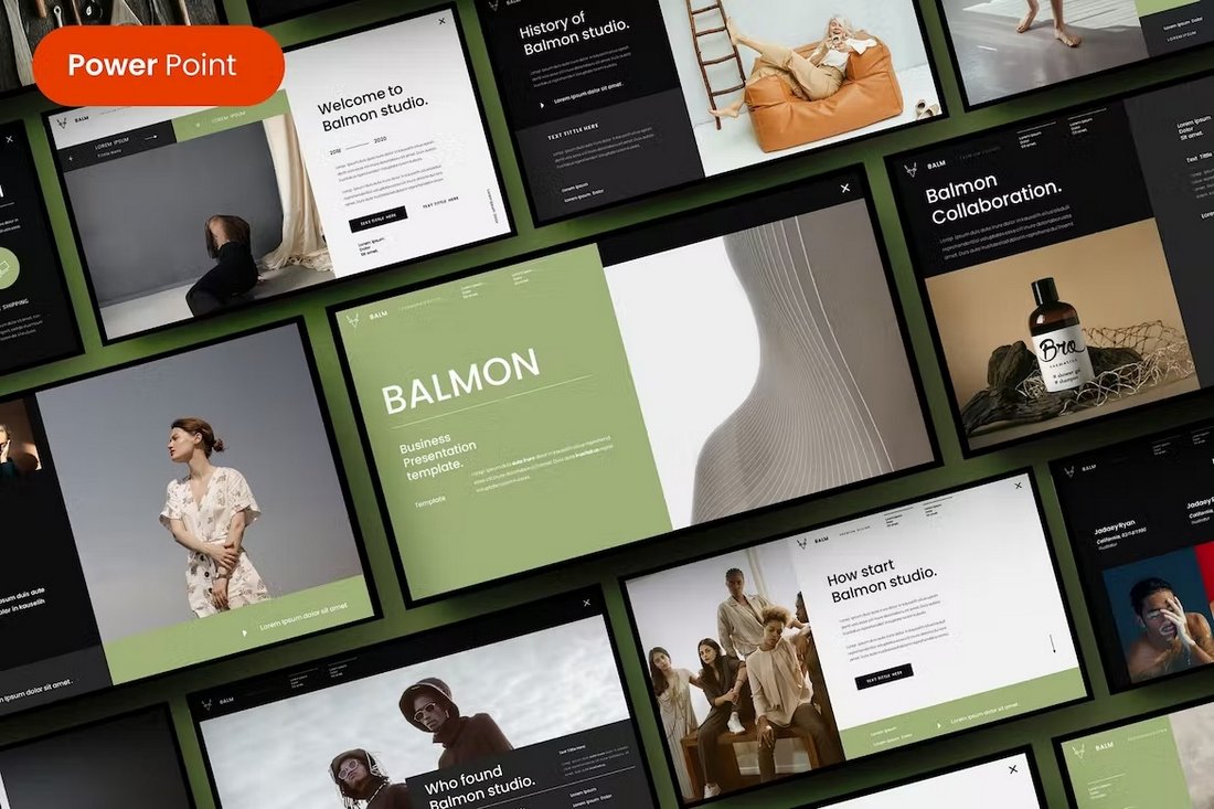 Balmon – Elegant Business PowerPoint Template