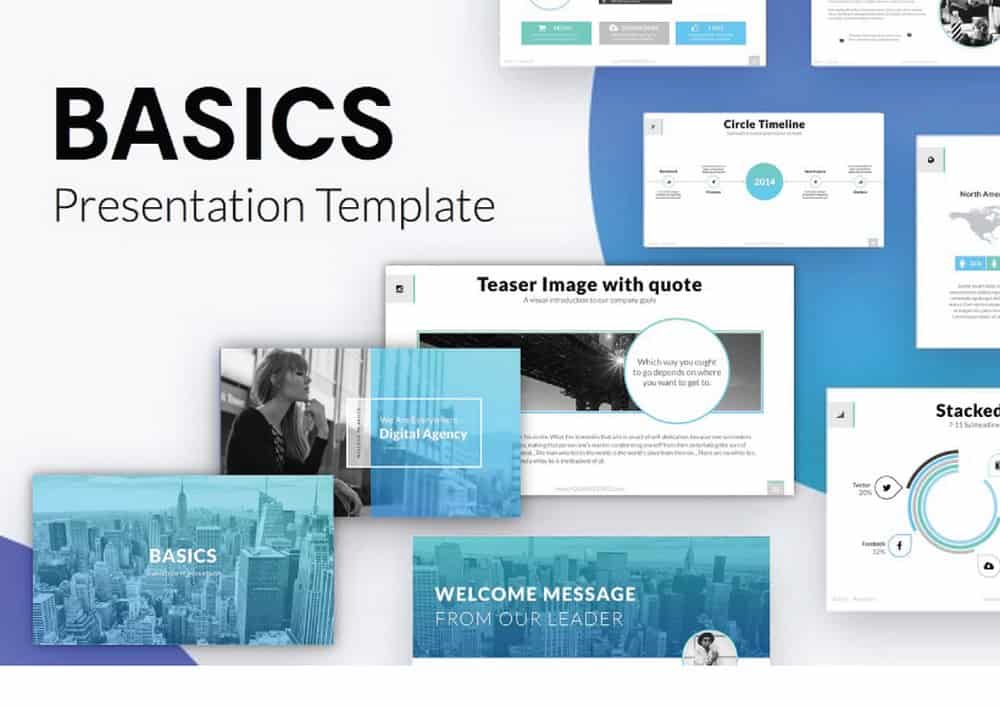 Basic - Free Minimal Keynote Template