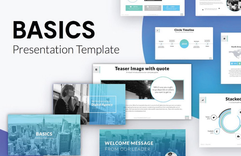 Basics - Free Business Keynote Template