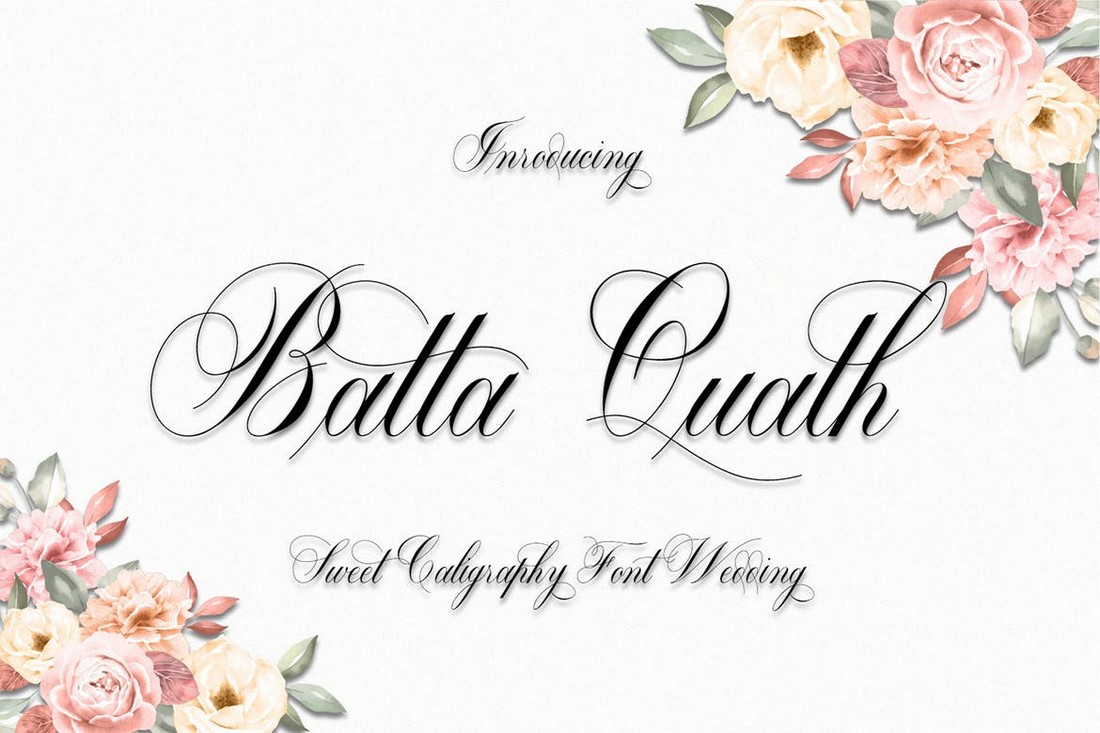 Batta Quath - Beautiful Wedding Calligraphy Font