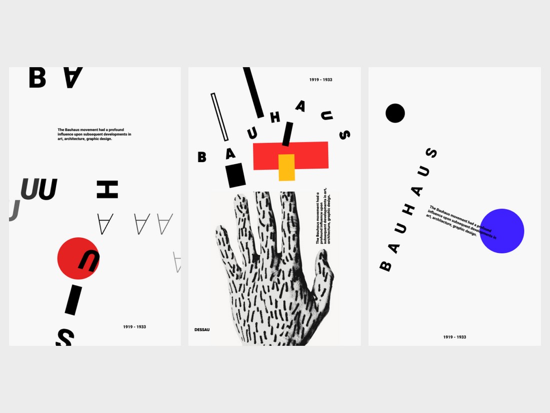 Bauhaus Style Designs