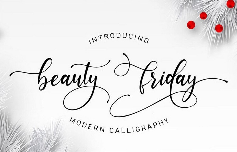 Beauty Friday - Free Wedding Font