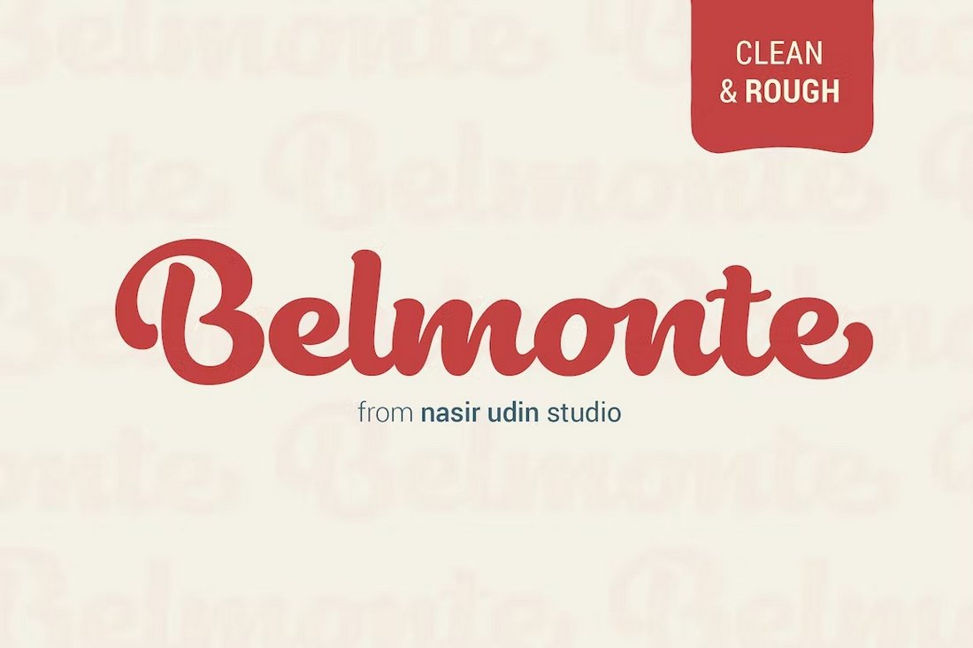 Belmonte - Script Font for Business Documents