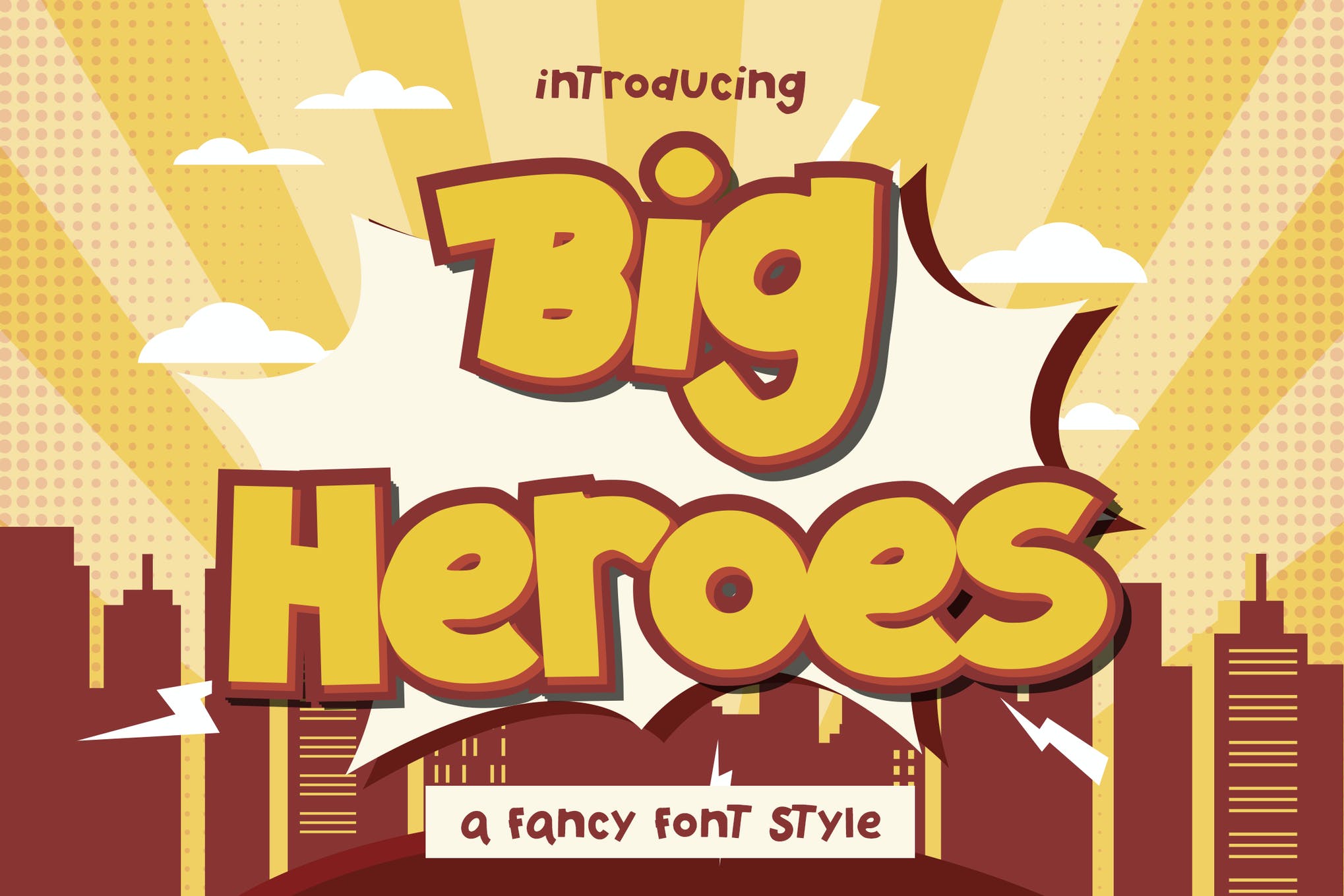 Big Heroes - Fancy Font