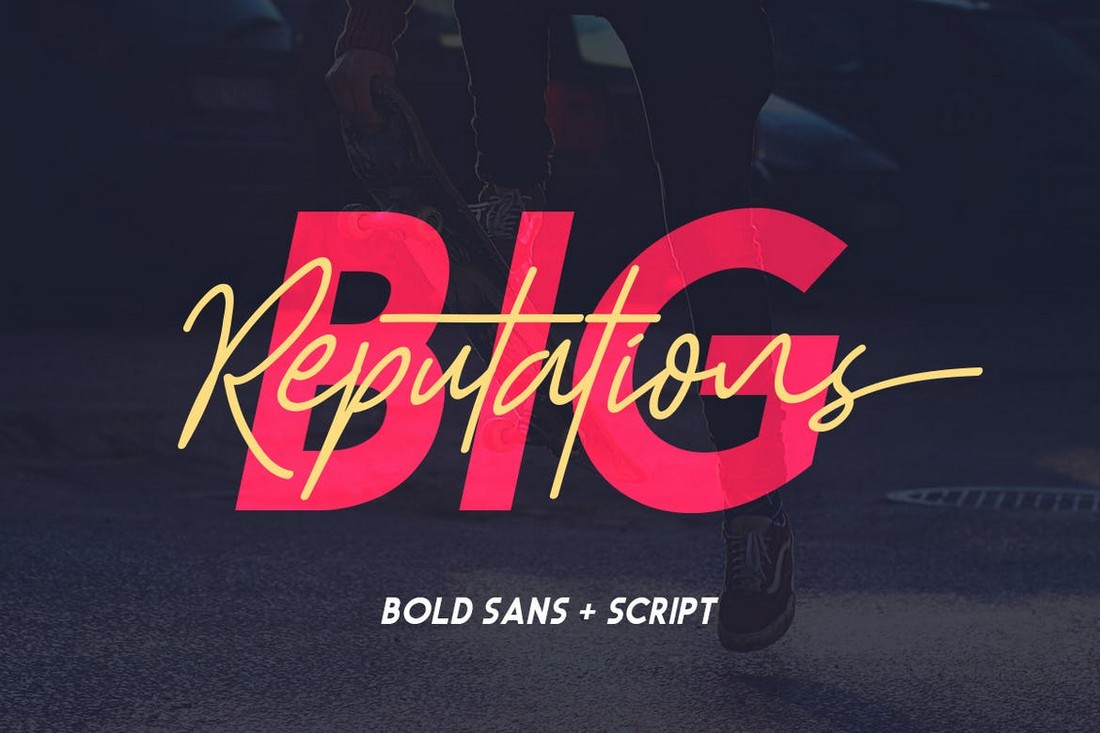 Big Reputation - Creative Font Duo