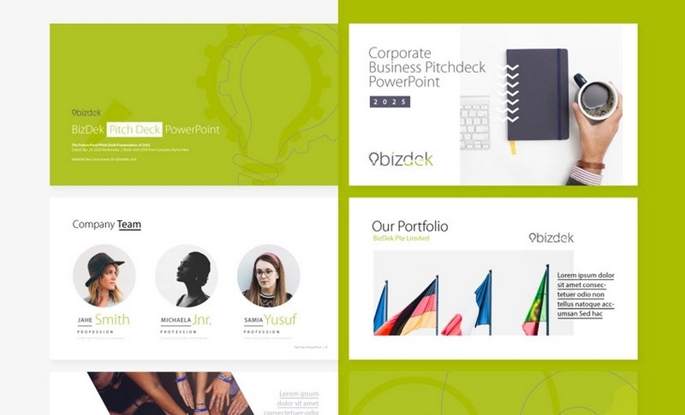 BizDek - Template Keynote Pitch Deck Gratis