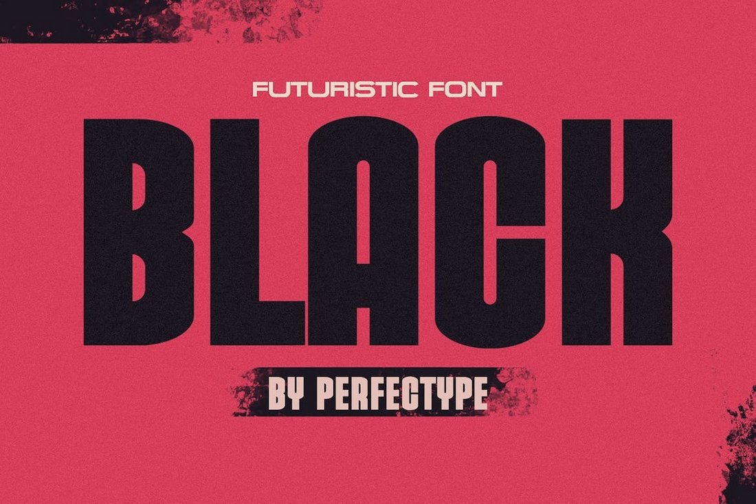 Black Futuristic Modern Sans Font For Signs