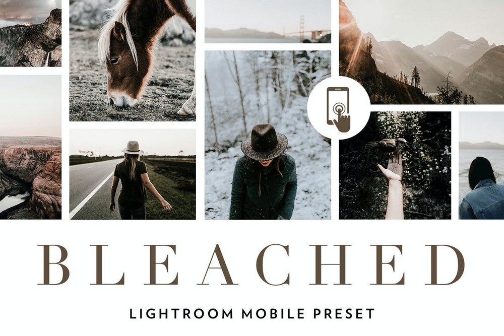 Bleached Lightroom Mobile Presets