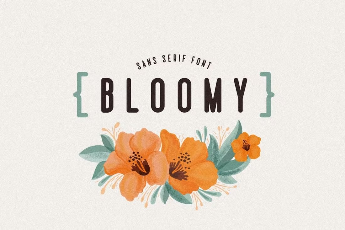 Bloomy Sans Serif Cricut Font