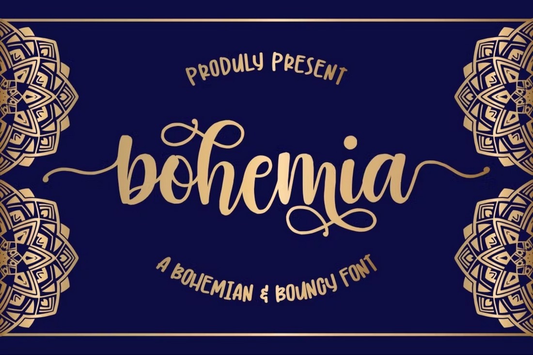 Bohemia - Script Font with Swashes