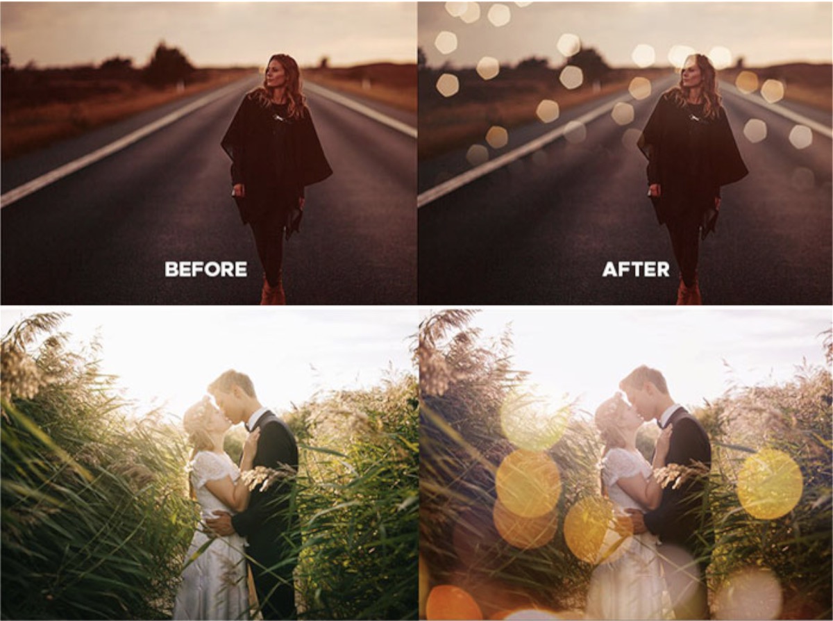 Bokeh Photo Overlays