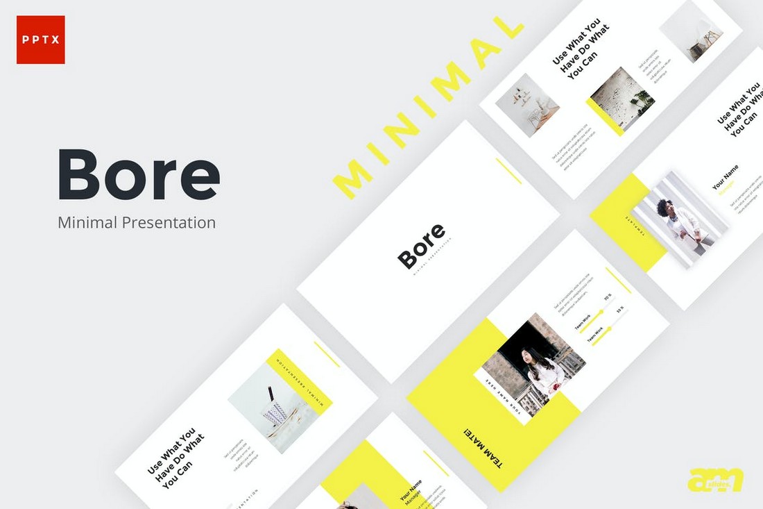 Bore - Minimal Powerpoint Presentation Template