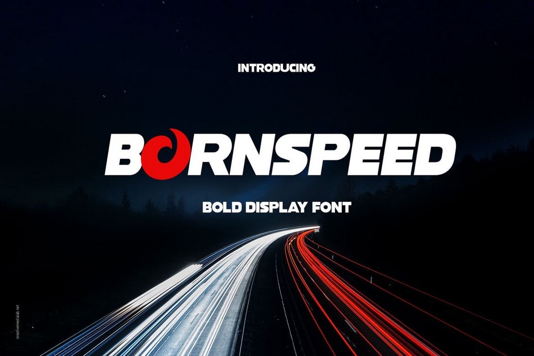 Bornspeed - Bold Display Font