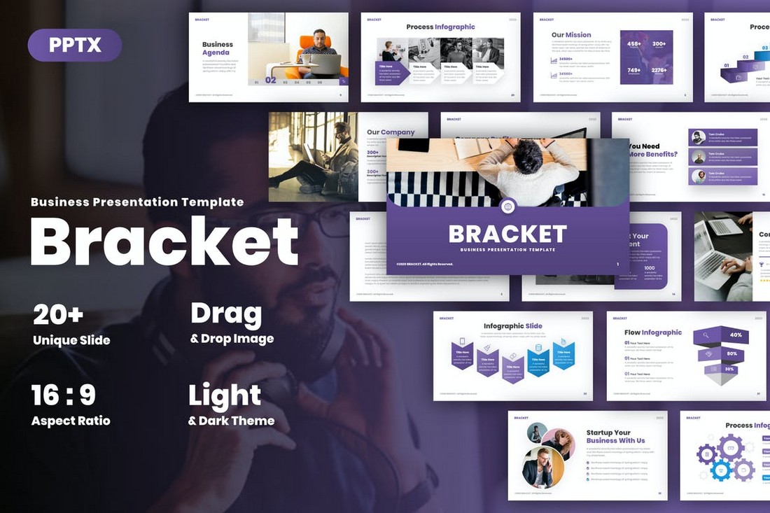 Bracket - Interactive Business Presentation Template