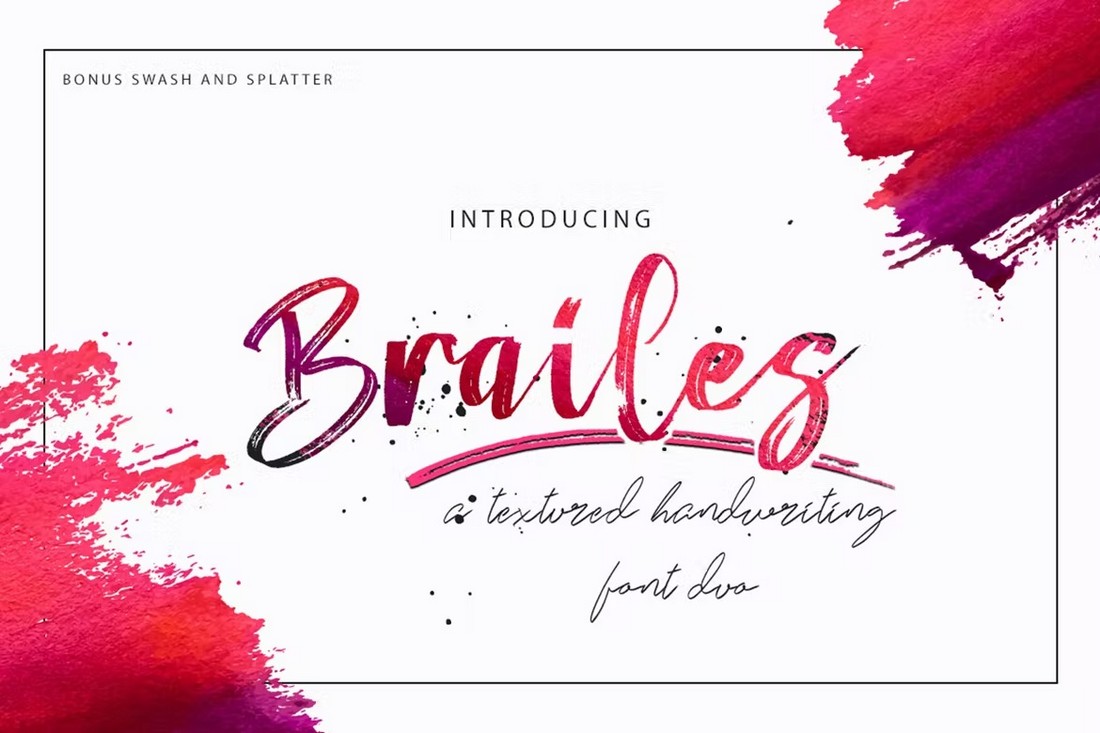 Brailes - Script and Swash Font Duo