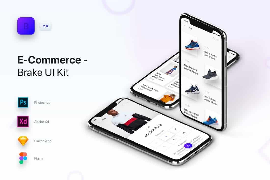 Brake UI Kit - eCommerce Shops & Store