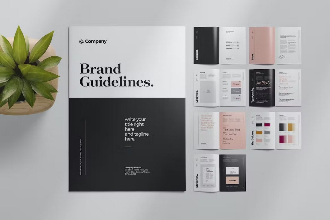 Brand Style Guide Template for InDesign