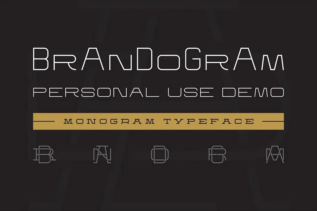 Brandogram - Free Monogram Font