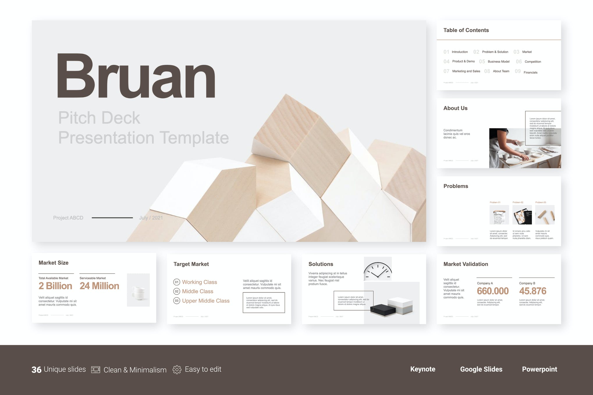 Braun - Minimalist Pitch Deck