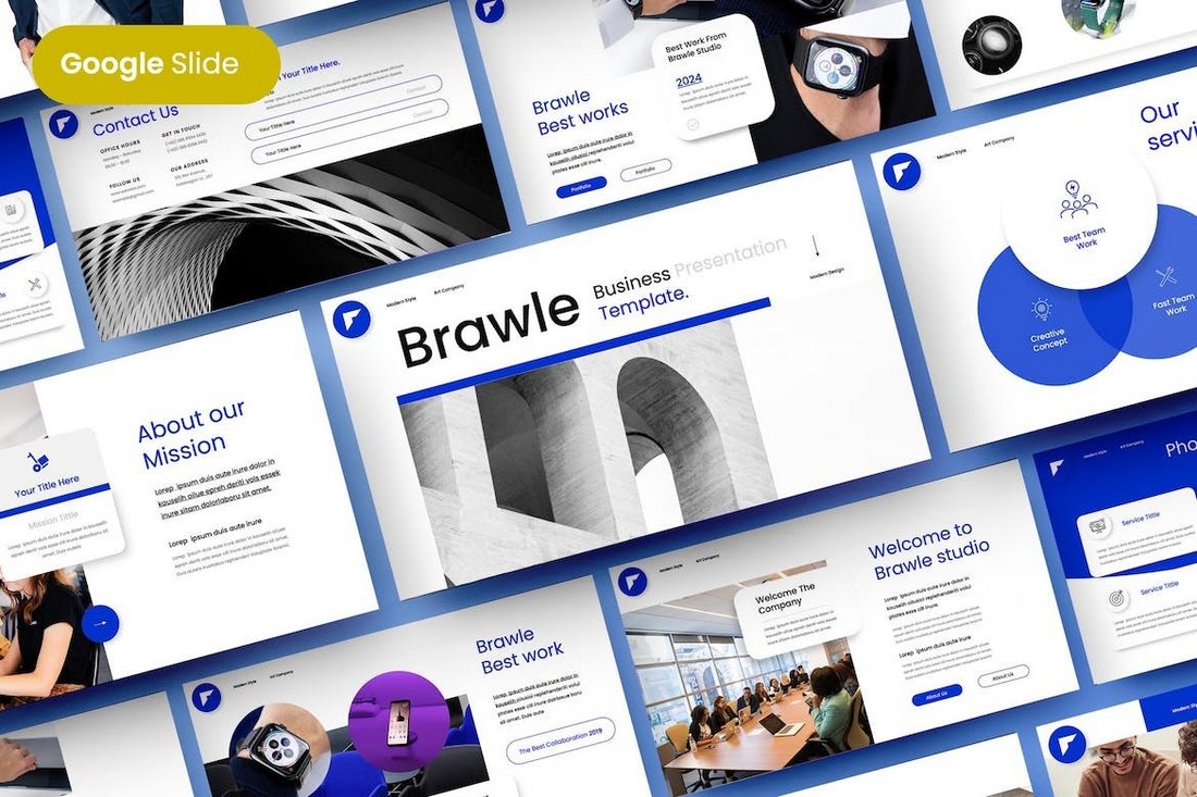 Brawle - Modern Business Google Slide Template