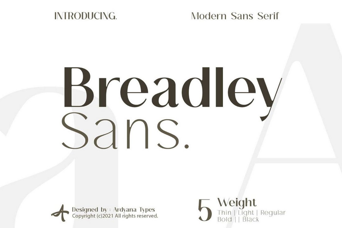 Breadley Sans - Free Font for PowerPoint