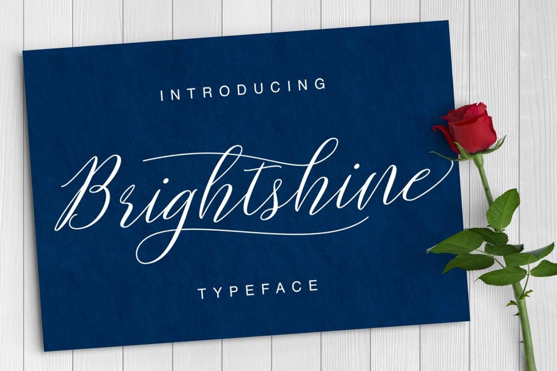 Brightshine - Classy Script Cursive Typeface