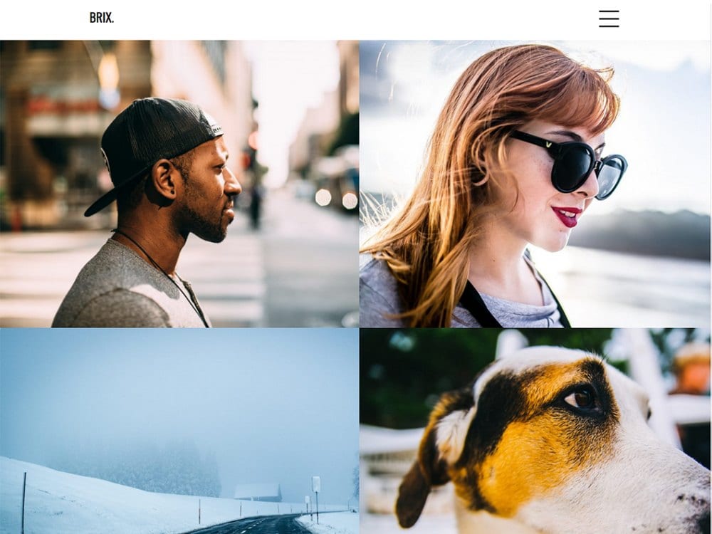 Brix Portfolio - Free WordPress Photography Theme