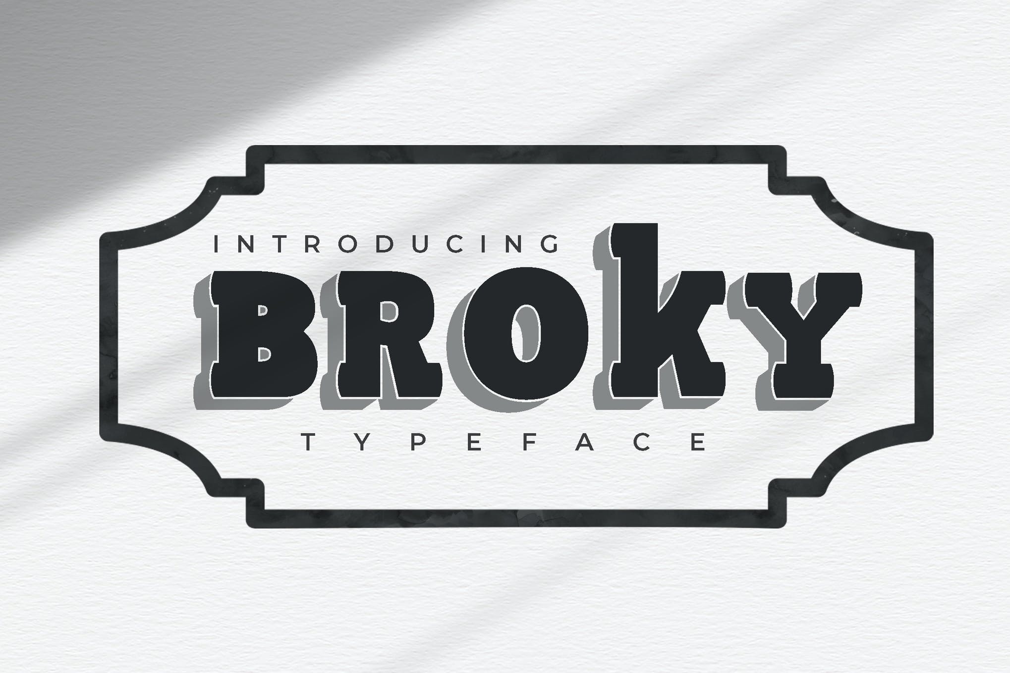 Broky Typeface