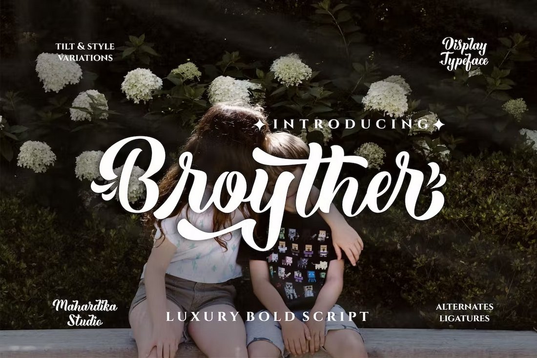 Broyther - Luxury Bold Script Font