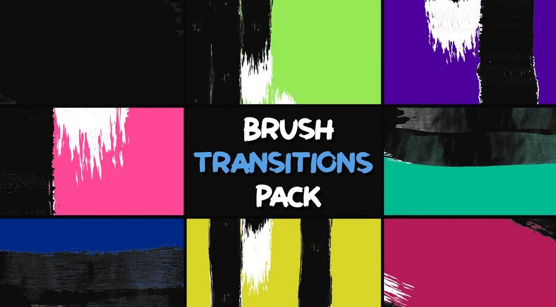 Brush Transitions for Premiere Pro