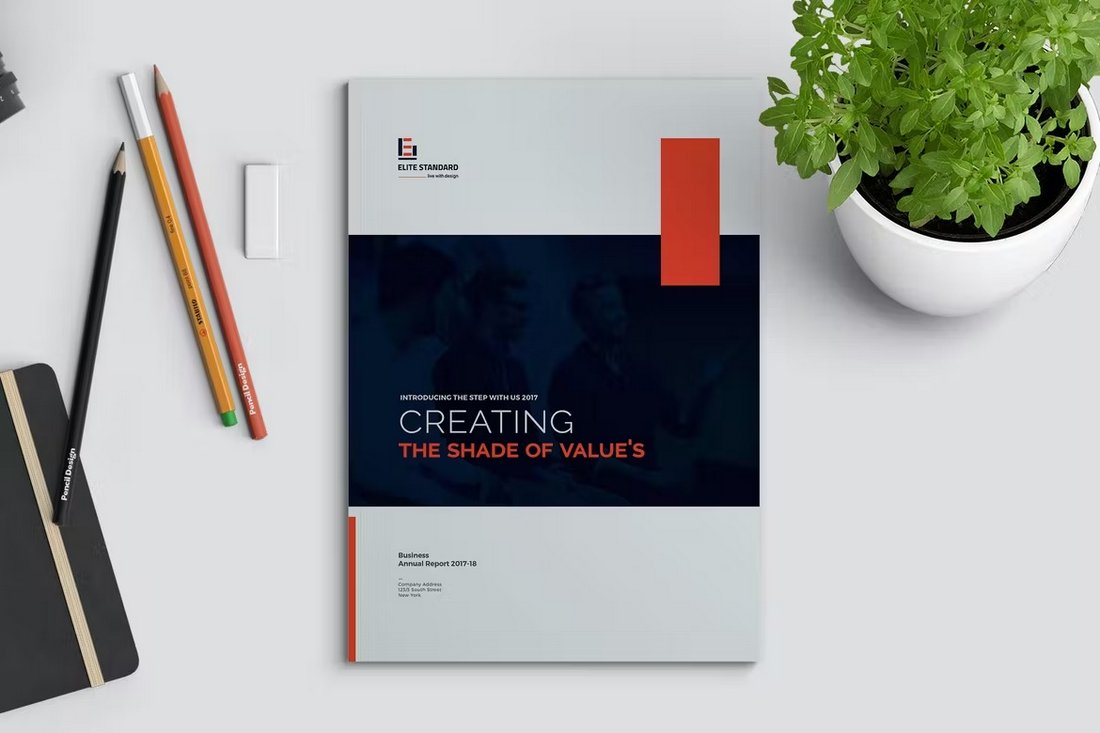 Business Annual Report Brochure Template