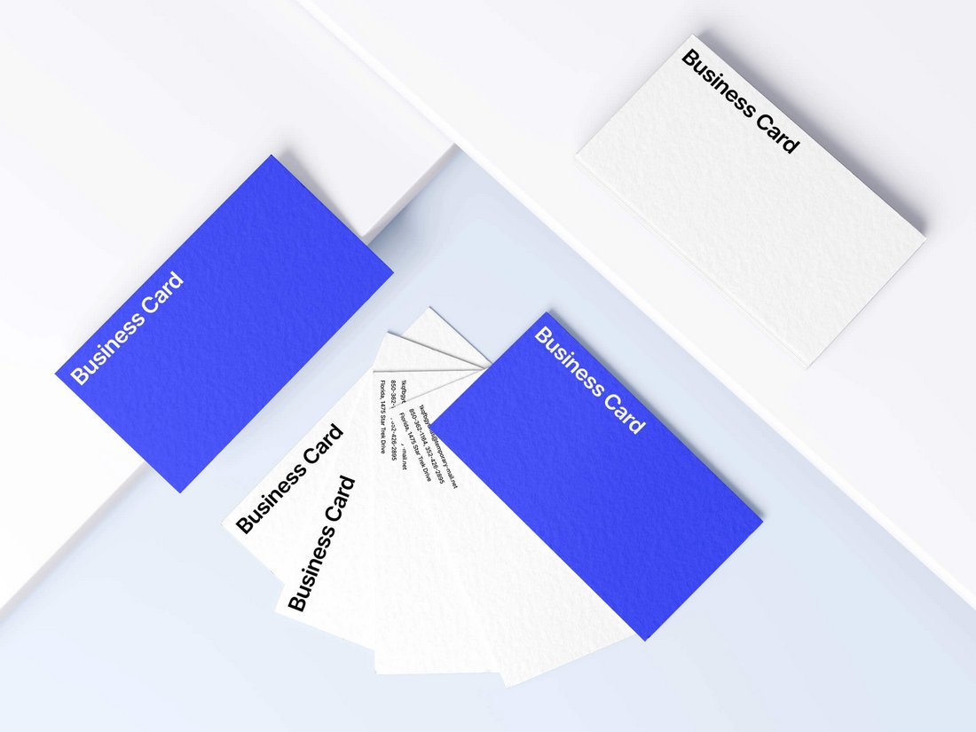 Business Cards Free Photoshop Mockups