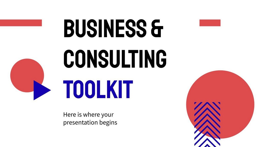 Business & Consulting Toolkit Free PowerPoint Template