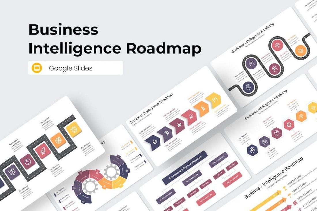 Business Intelligence Roadmap Google Slides