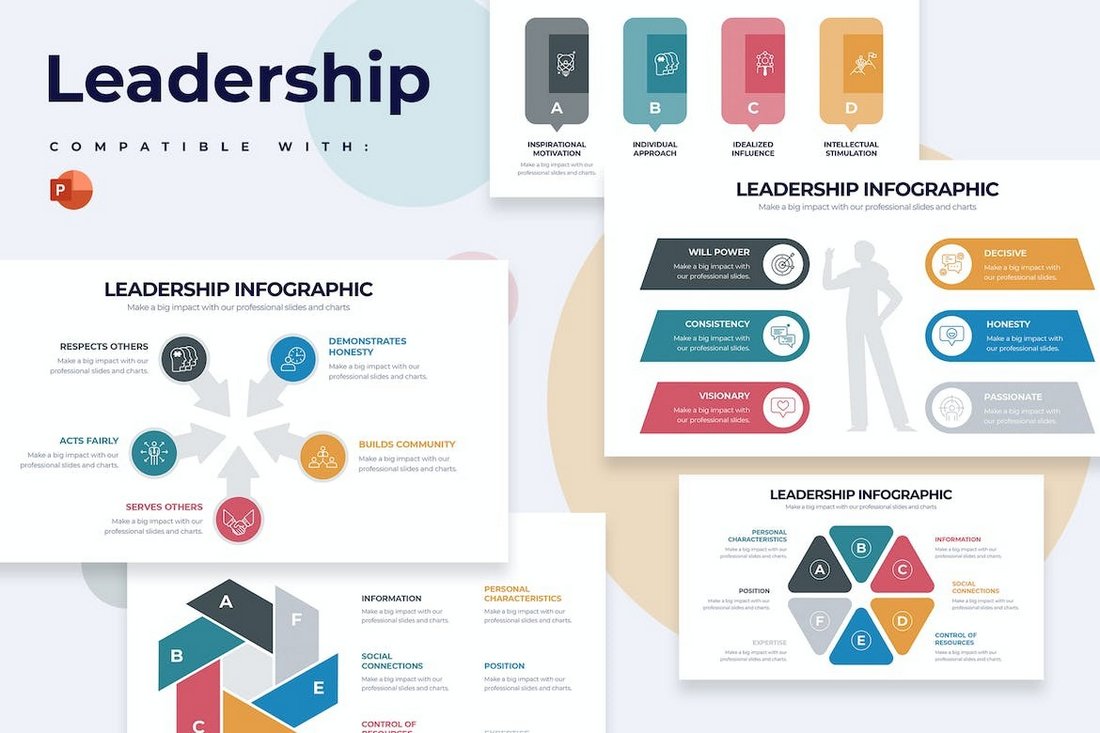 Business Leadership PowerPoint Infographics