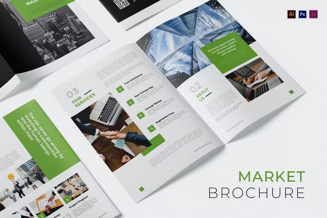 Business Market Brochure Template