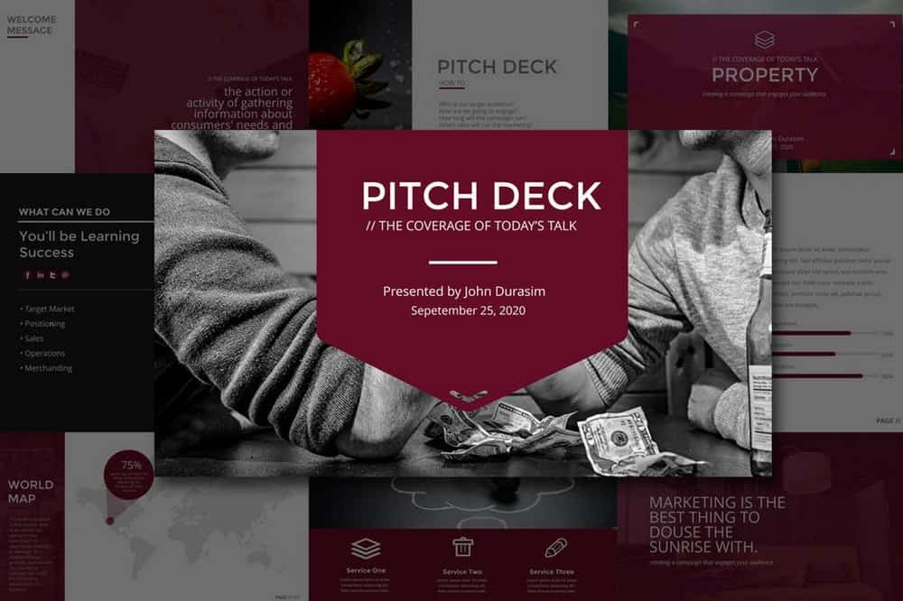 Business Pitch Deck Keynote Template