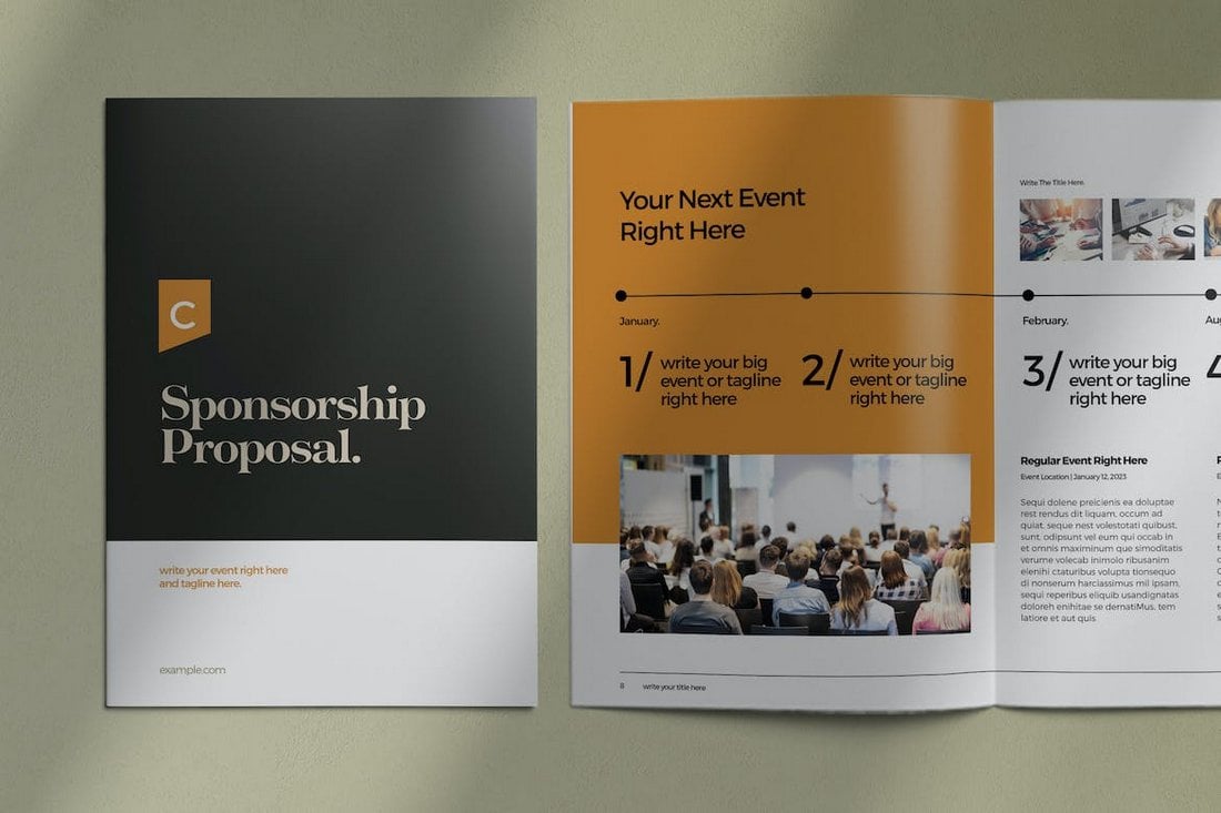 Business Sponsorship Proposal Brochure