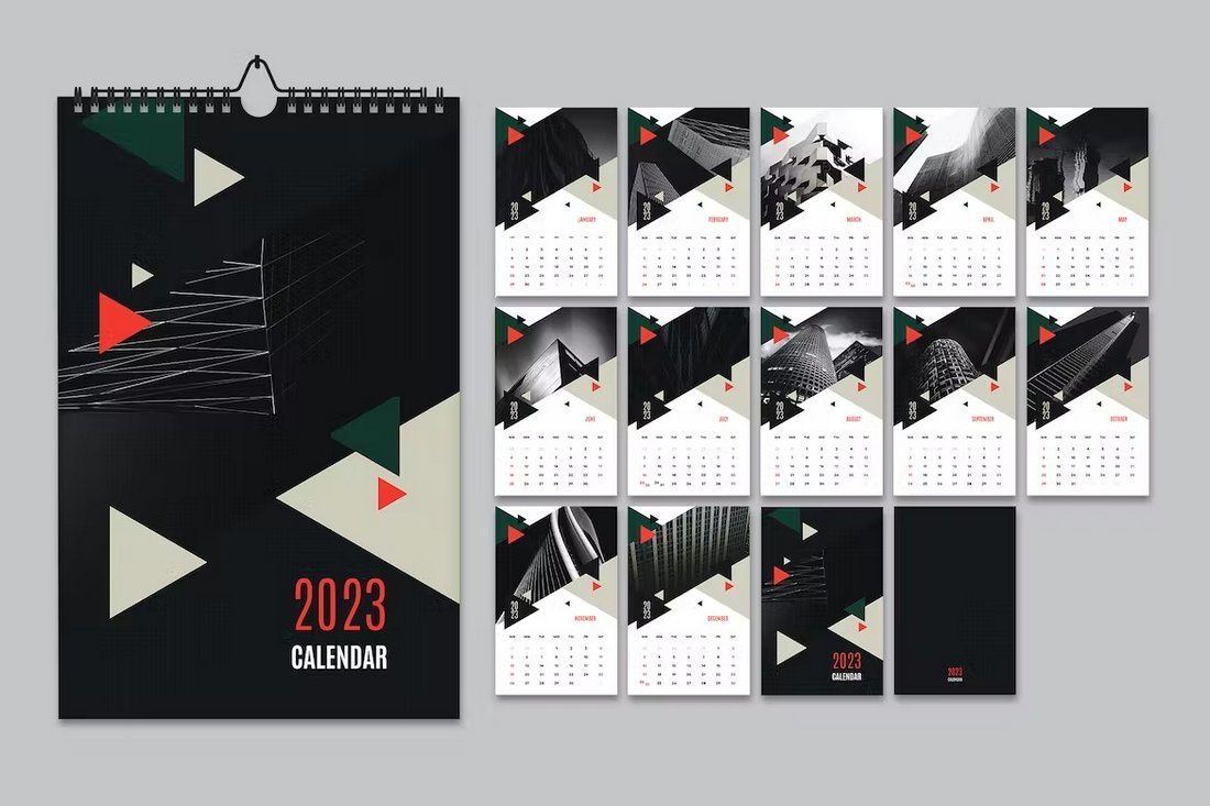 Business Wall Calendar 2023 Template