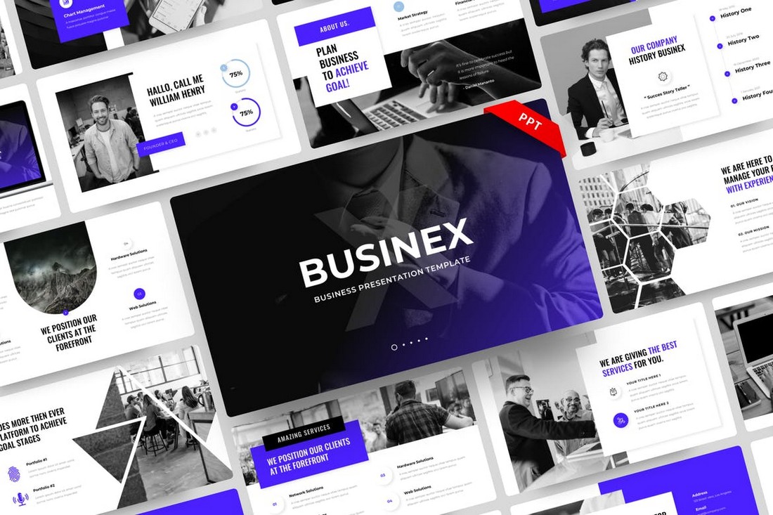 Businex - Corporate Consulting PowerPoint Template