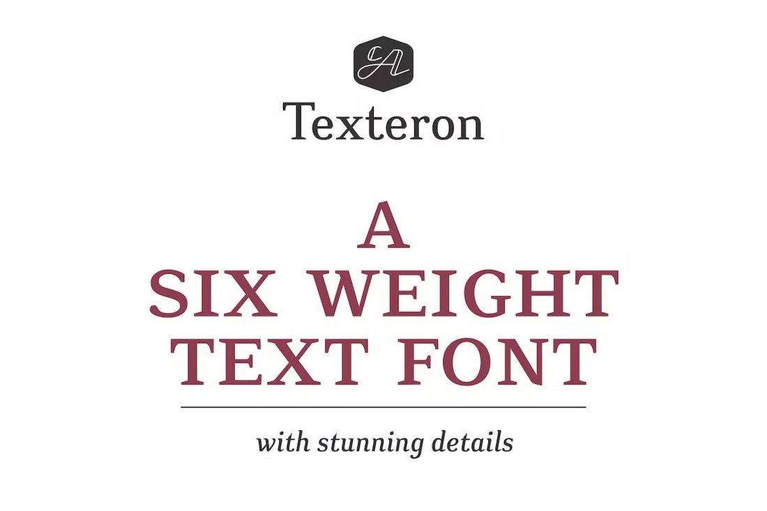 CA Texteron - Serif Font for Business Letters