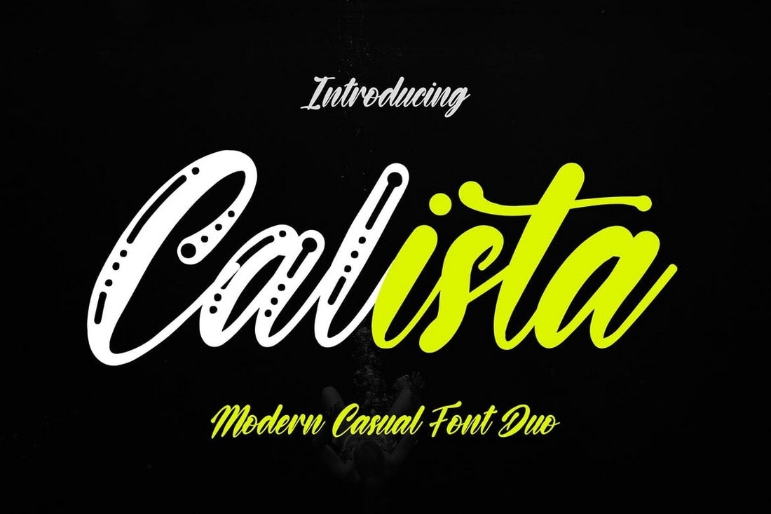 Calista - Casual Script Font Duo