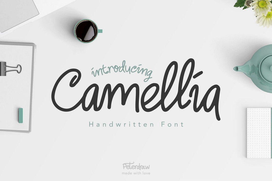 Camellia - Creative Handwritten Font